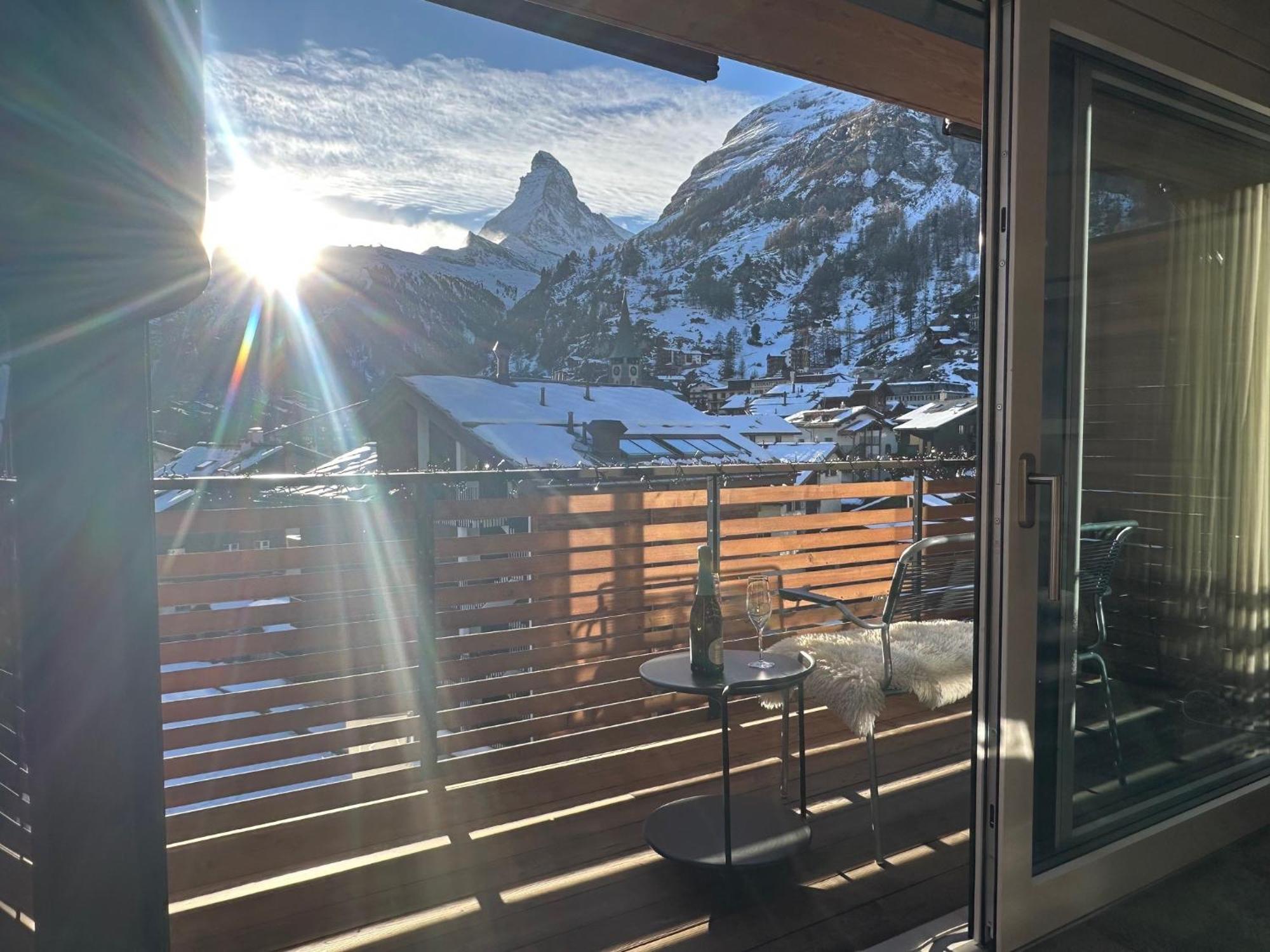 Appartamento Ascot Penthouse 160 M2 Matterhorn View Zermatt Esterno foto